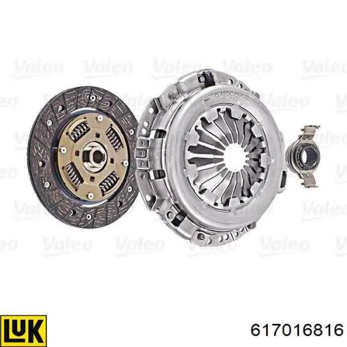 Kit de embraiagem (3 peças) LUK 617016816 preço, a partir de 79,23 USD