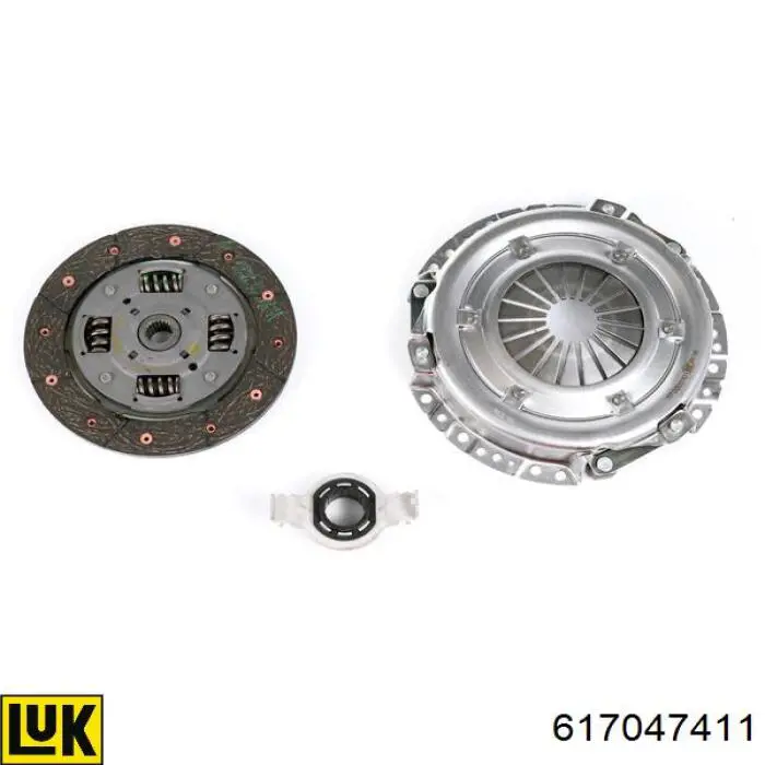 617047411 LUK Kit de embraiagem (3 peças)