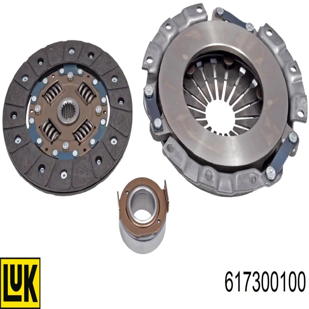 Compre 617300100 LUK Kit de embraiagem (3 peças)
