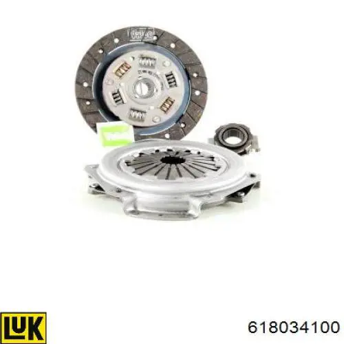 618034100 LUK Kit de embraiagem (3 peças)