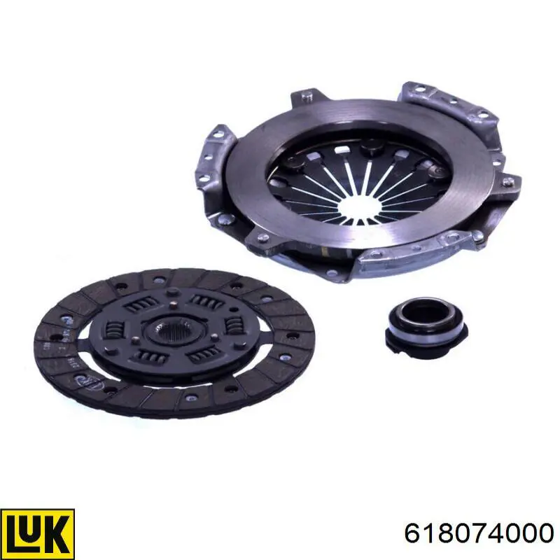 Kit de embraiagem (3 peças) 618074000 LUK