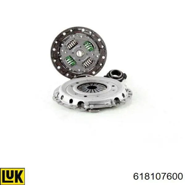 Kit de embraiagem (3 peças) 618107600 LUK