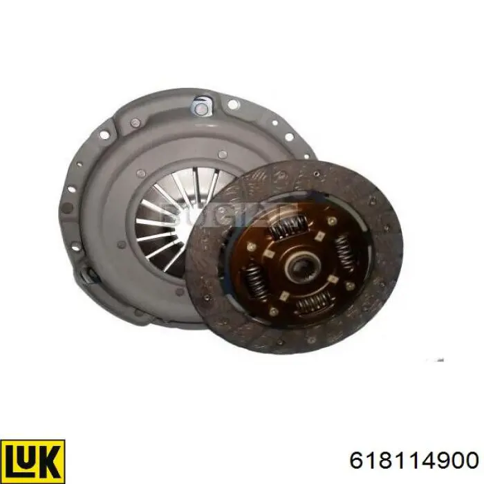 618114900 LUK Kit de embraiagem (3 peças)
