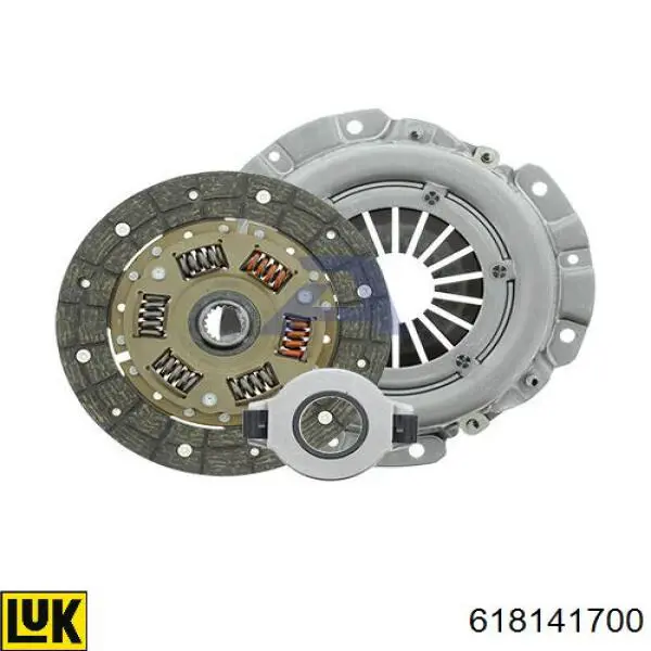 618141700 LUK Kit de embraiagem (3 peças)