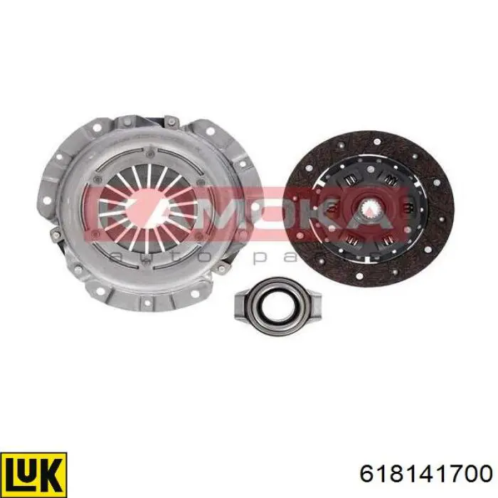 618141700 LUK Kit de embraiagem (3 peças)