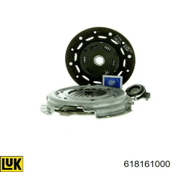 Kit de embraiagem (3 peças) 618161000 LUK