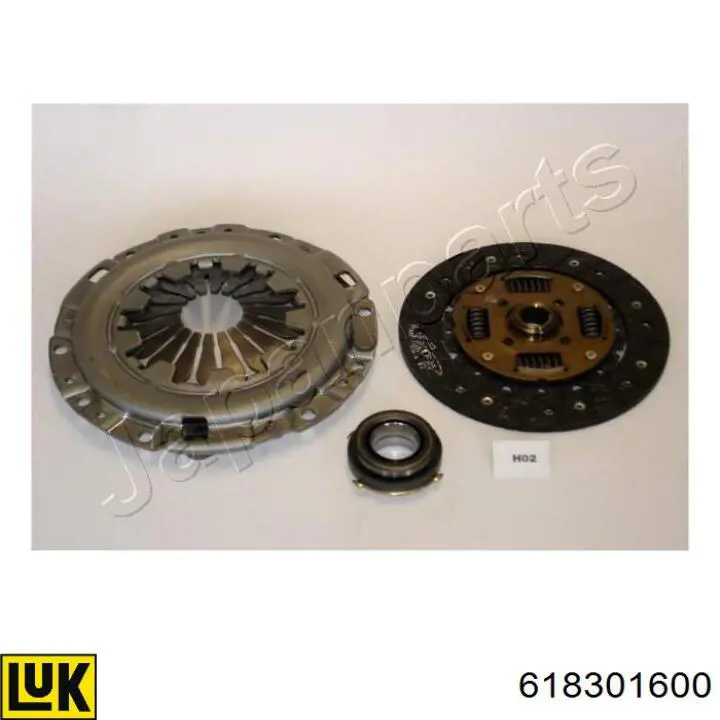 618301600 LUK Kit de embraiagem (3 peças)