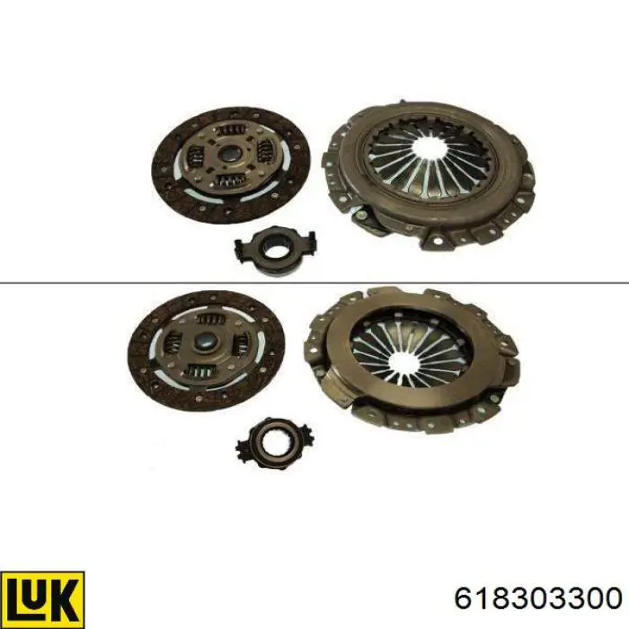 Compre 618303300 LUK Kit de embraiagem (3 peças)