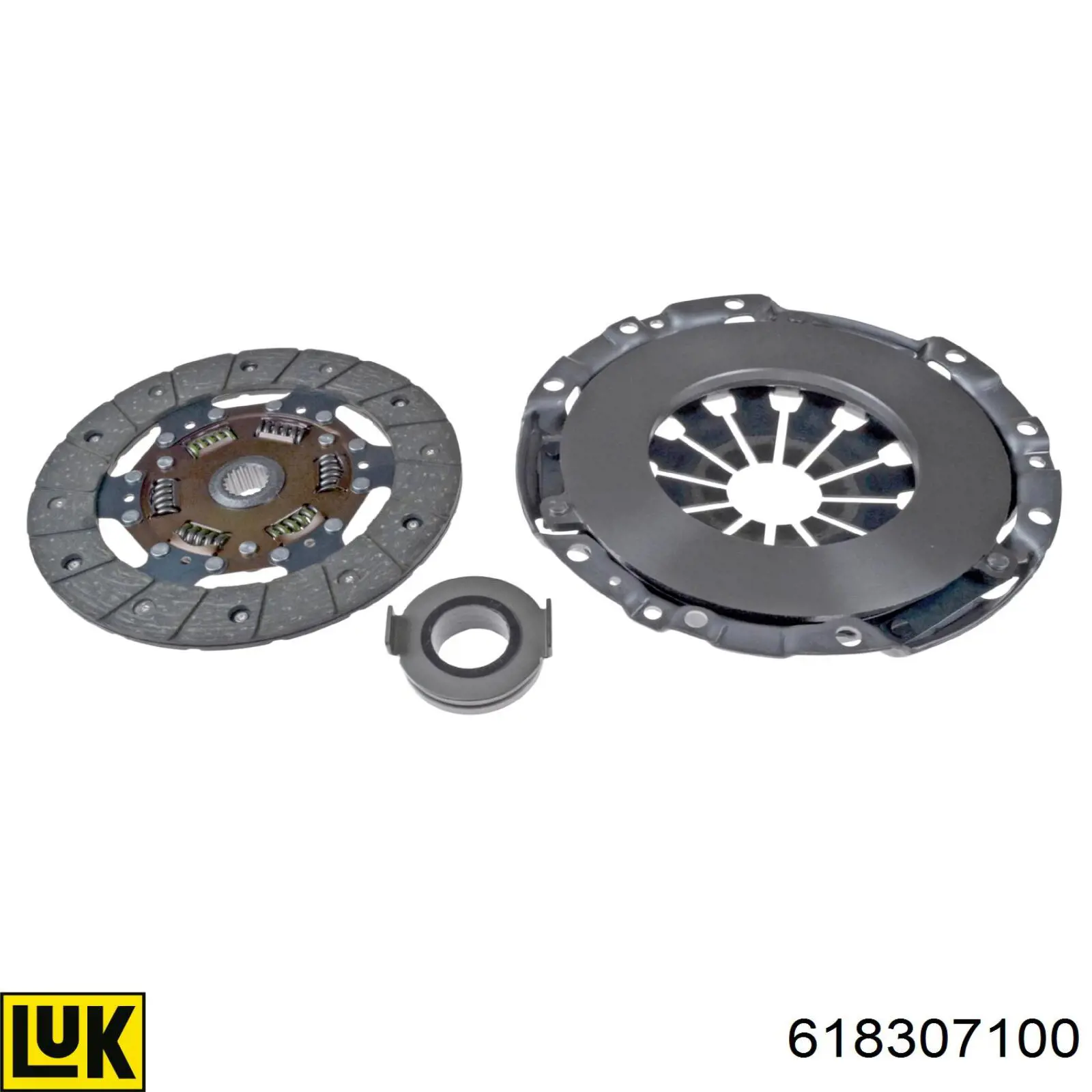 Kit de embraiagem (3 peças) LUK 618307100