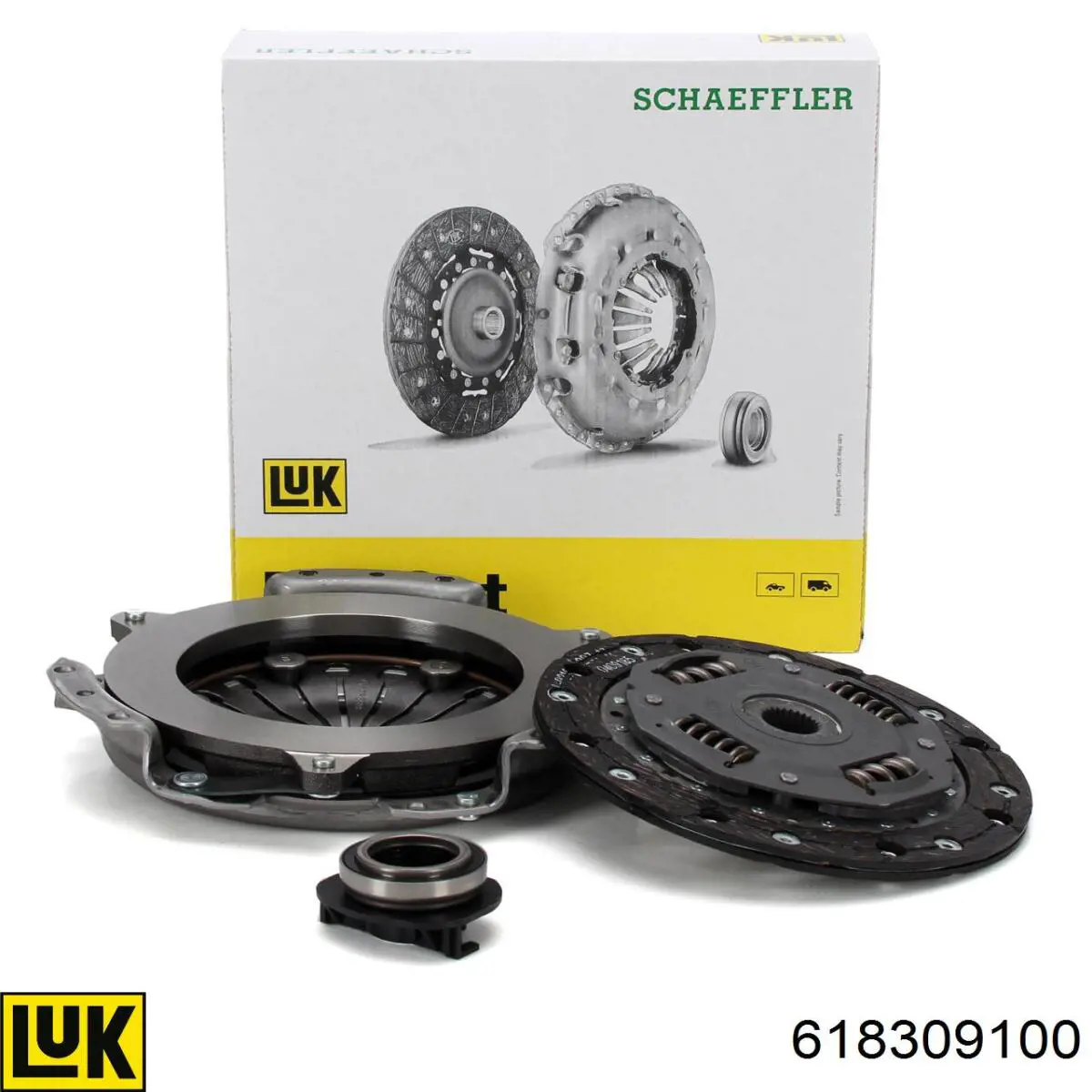618309100 LUK Kit de embraiagem (3 peças)