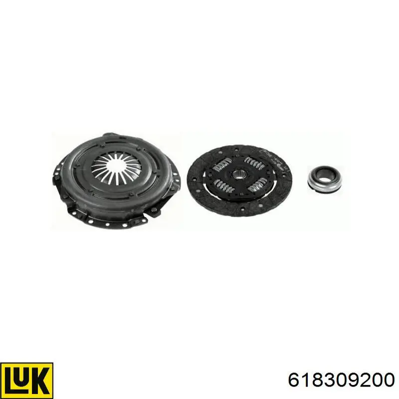 Compre 618309200 LUK Kit de embraiagem (3 peças)