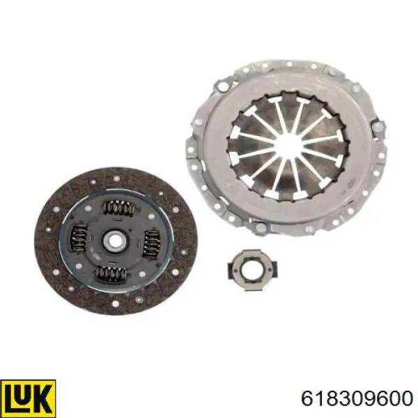 618309600 LUK Kit de embraiagem (3 peças)