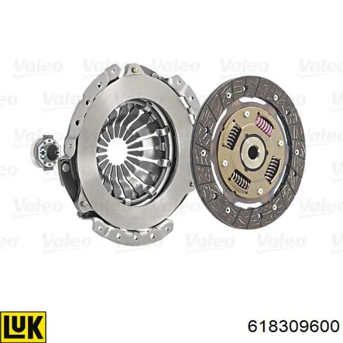 Kit de embraiagem (3 peças) LUK 618309600 preço, a partir de 86,93 USD