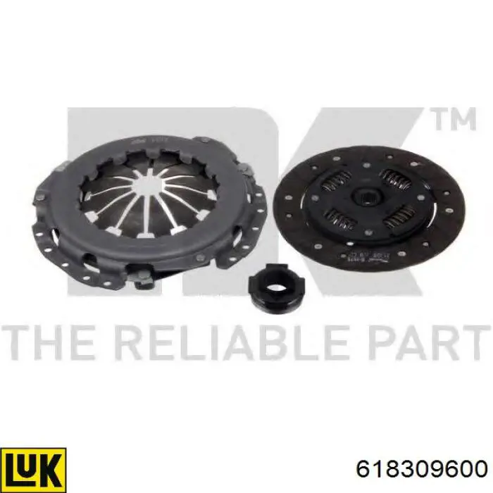 618309600 LUK Kit de embraiagem (3 peças)