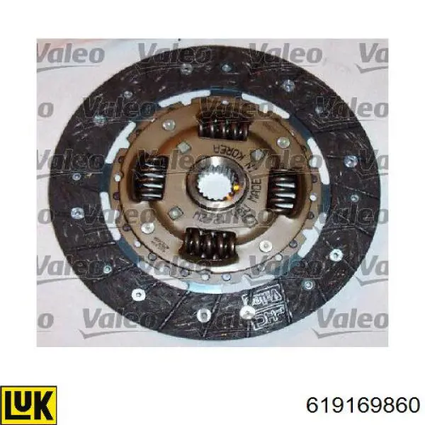 Compre 619169860 LUK Kit de embraiagem (3 peças)