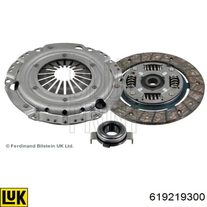 619219300 LUK Kit de embraiagem (3 peças)