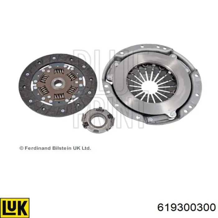 619300300 LUK Kit de embraiagem (3 peças)