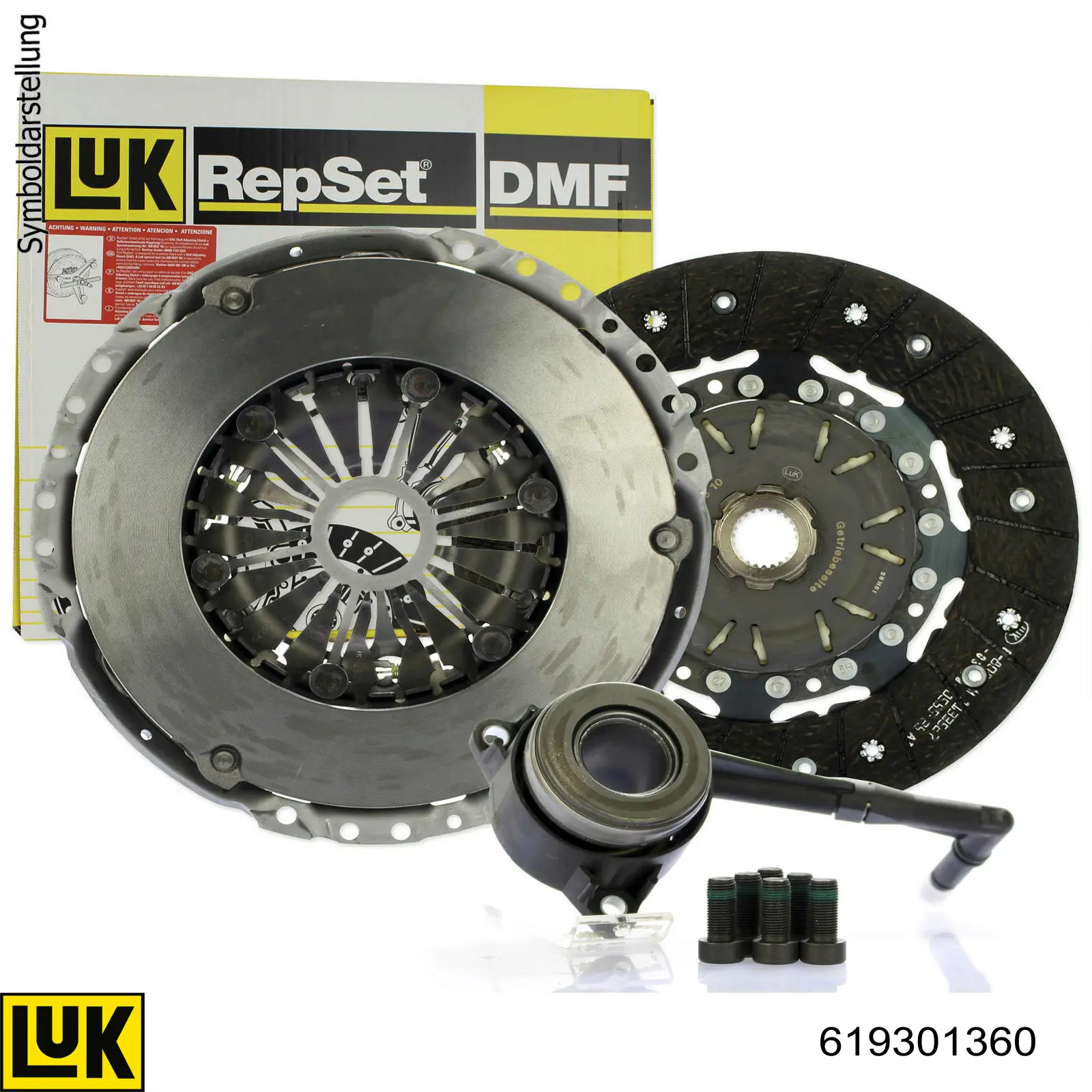 619301360 LUK Kit de embraiagem (3 peças)