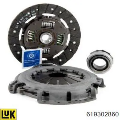 619302860 LUK Kit de embraiagem (3 peças)