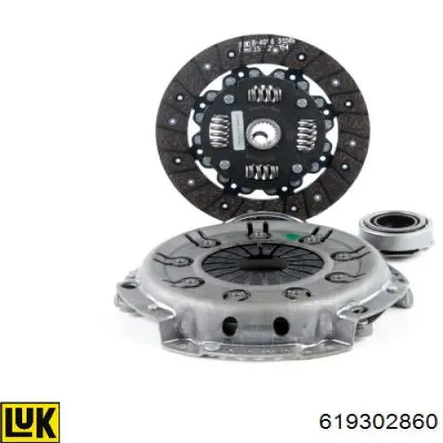 Kit de embraiagem (3 peças) LUK 619302860 preço, a partir de 103,04 USD