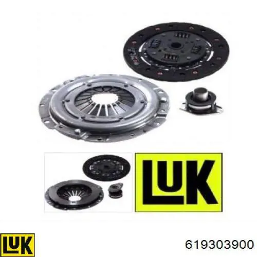 Kit de embraiagem (3 peças) LUK 619303900 preço, a partir de 102,65 USD