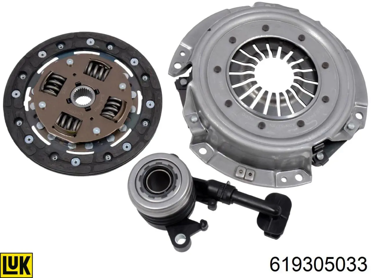 Kit de embraiagem (3 peças) LUK 619305033 preço, a partir de 135,67 USD