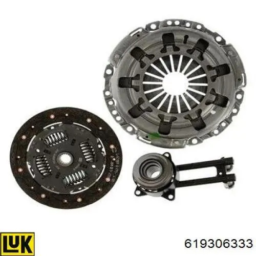 Kit de embraiagem (3 peças) LUK 619306333 preço, a partir de 122,79 USD