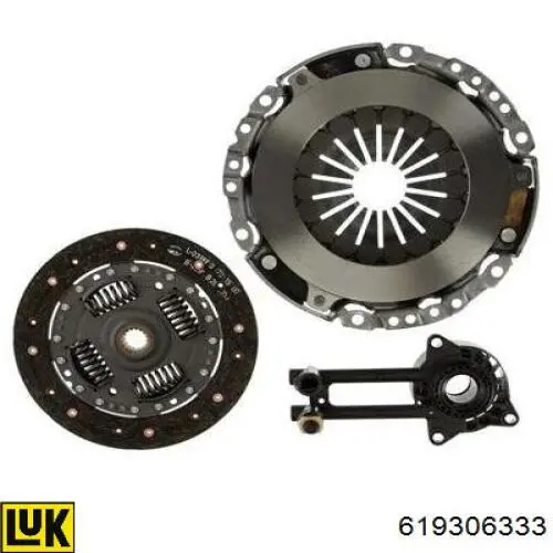 Compre 619306333 LUK Kit de embraiagem (3 peças)