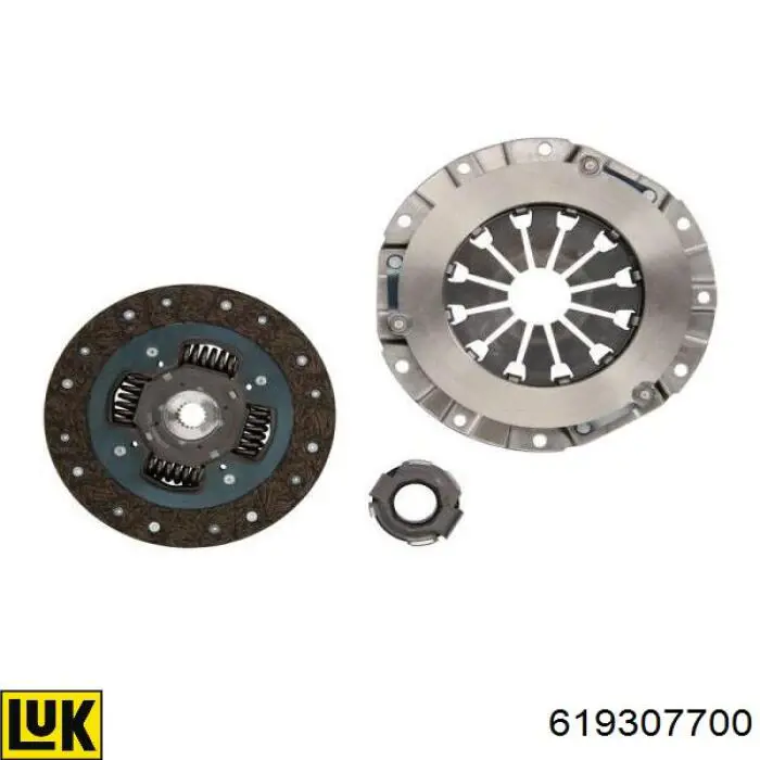 619307700 LUK Kit de embraiagem (3 peças)