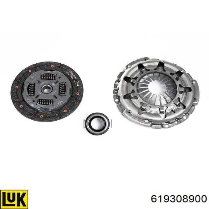 Kit de embraiagem (3 peças) LUK 619308900 preço, a partir de 130,79 USD