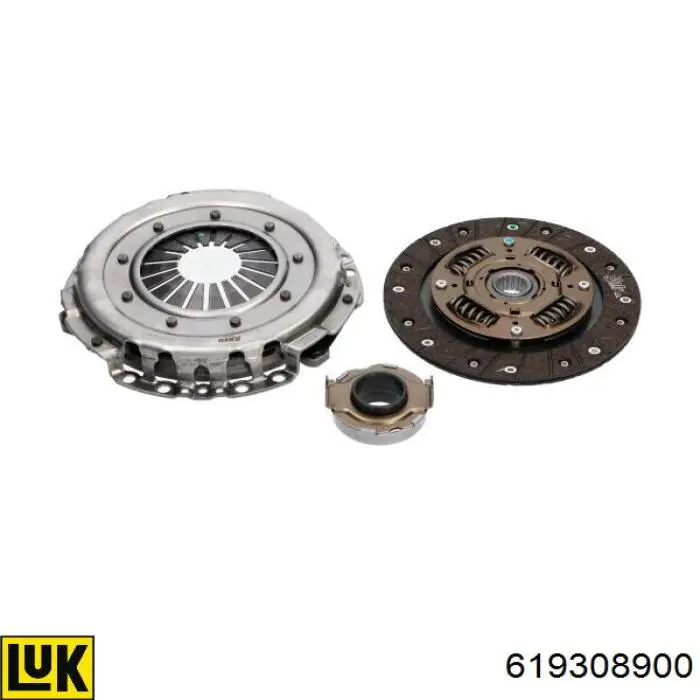 619308900 LUK Kit de embraiagem (3 peças)