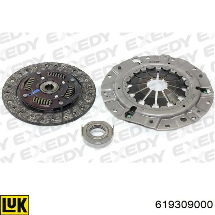 Compre 619309000 LUK Kit de embraiagem (3 peças)