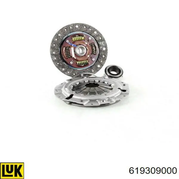 Kit de embraiagem (3 peças) 619309000 LUK