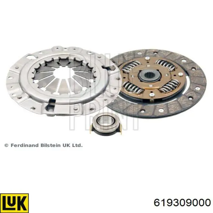 619309000 LUK Kit de embraiagem (3 peças)