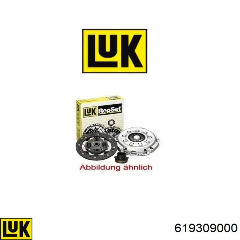Kit de embraiagem (3 peças) LUK 619309000 preço, a partir de 171,89 USD