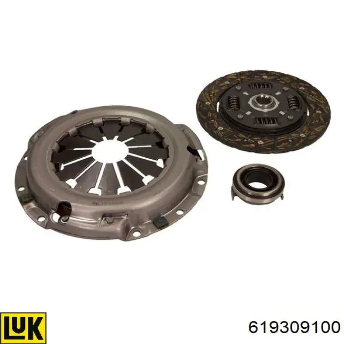 619309100 LUK Kit de embraiagem (3 peças)