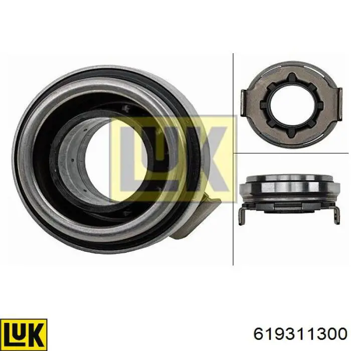 Kit de embraiagem (3 peças) 619320200 LUK