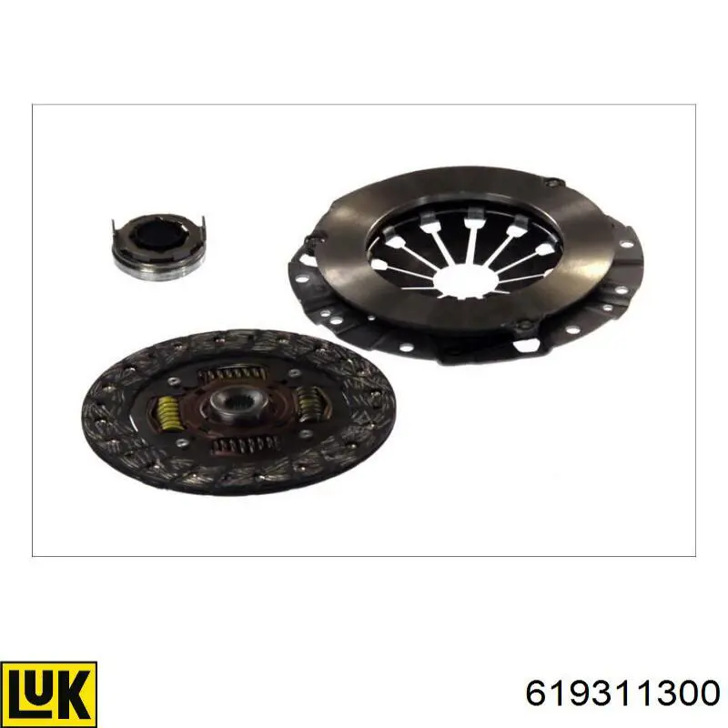 Kit de embraiagem (3 peças) 619320200 LUK