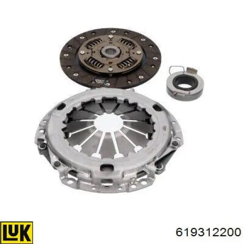 Kit de embraiagem (3 peças) LUK 619312200 preço, a partir de 225,16 USD