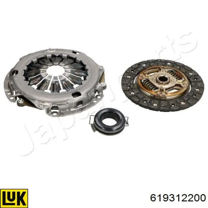 Kit de embraiagem (3 peças) 619312200 LUK