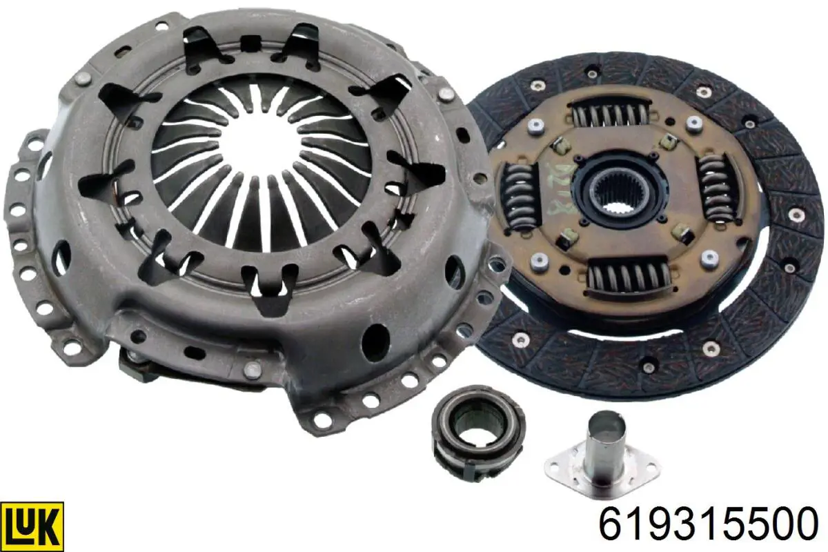 619315500 LUK Kit de embraiagem (3 peças)