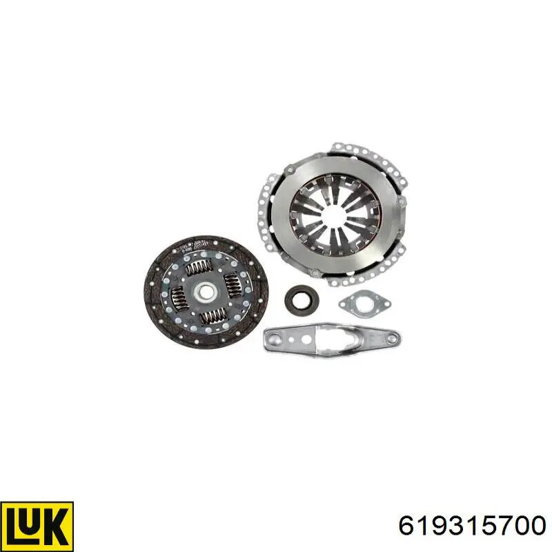 Kit de embraiagem (3 peças) LUK 619315700 preço, a partir de 155,35 USD