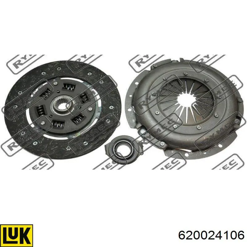 620024106 LUK Kit de embraiagem (3 peças)