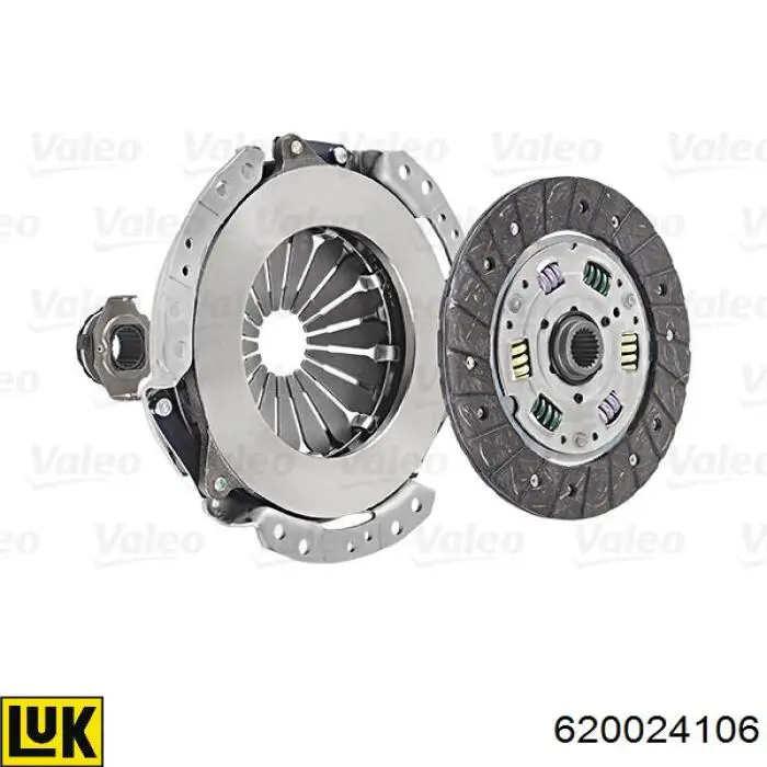 Kit de embraiagem (3 peças) LUK 620024106 preço, a partir de 161,60 USD