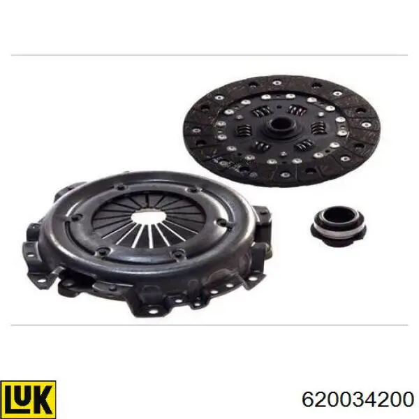 Kit de embraiagem (3 peças) LUK 620034200 preço, a partir de 83,89 USD