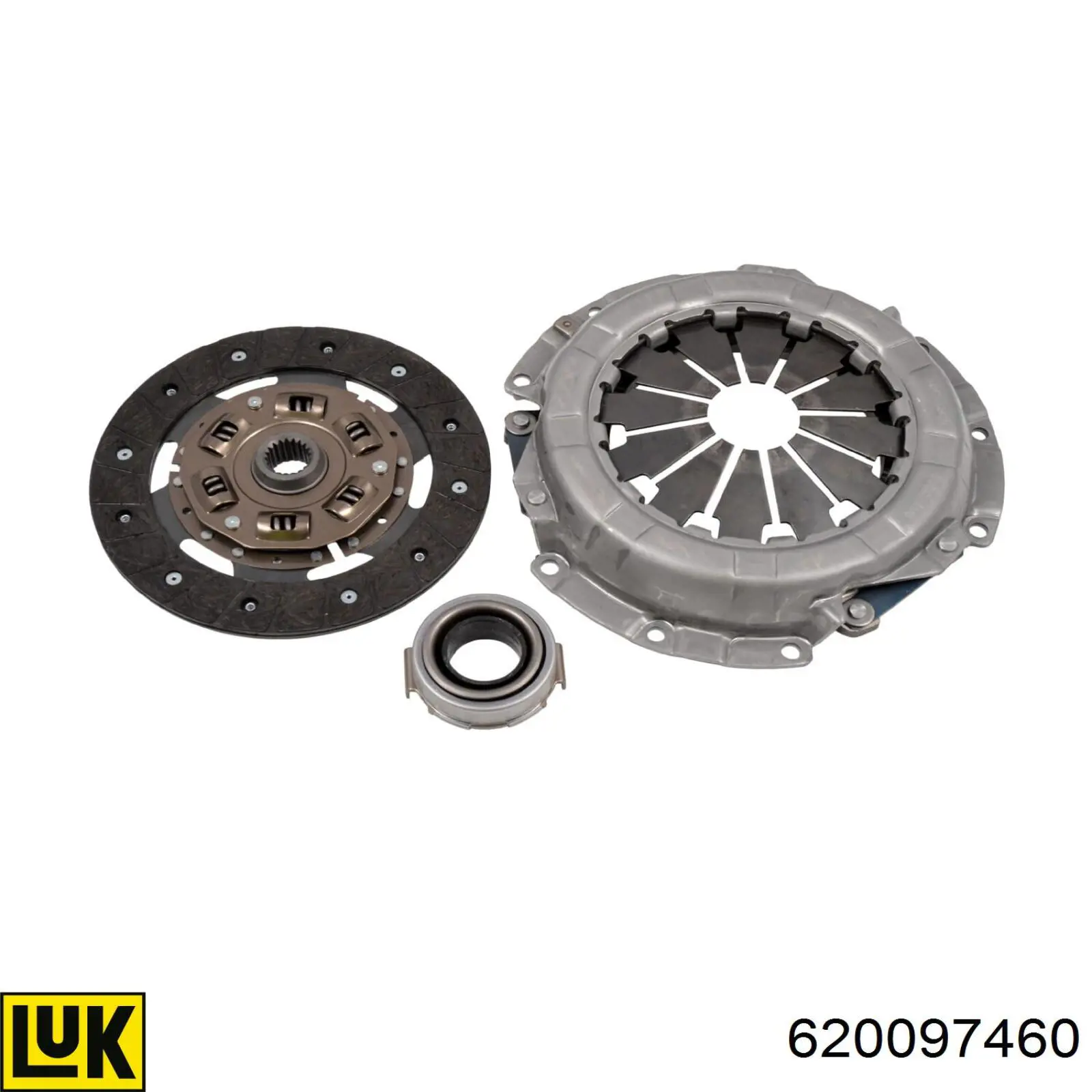 Kit de embraiagem (3 peças) 620097460 LUK