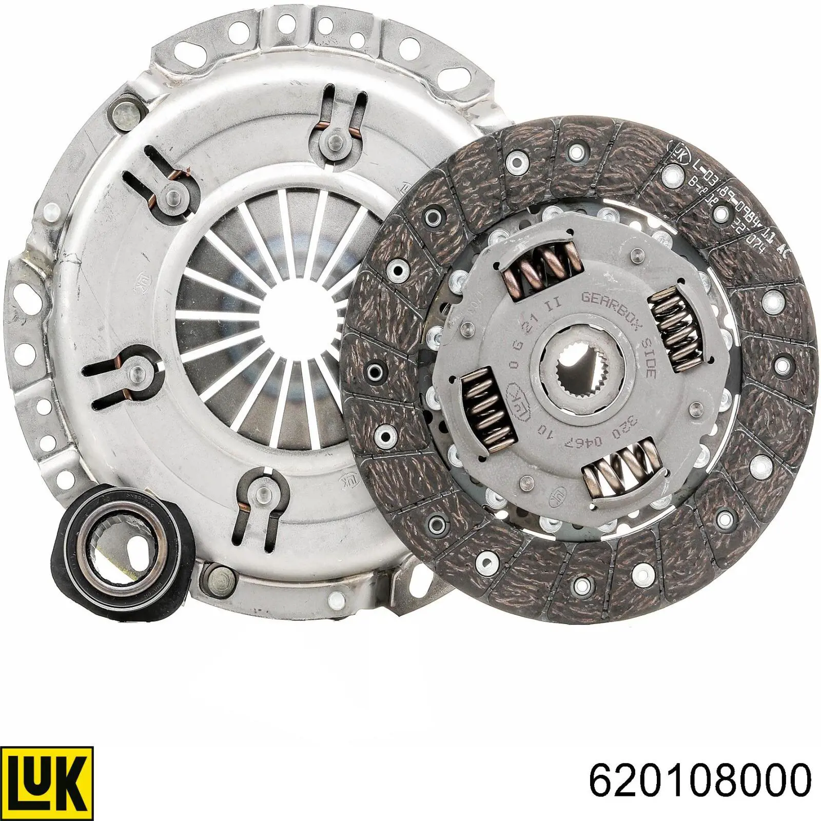 Kit de embraiagem (3 peças) 620108000 LUK