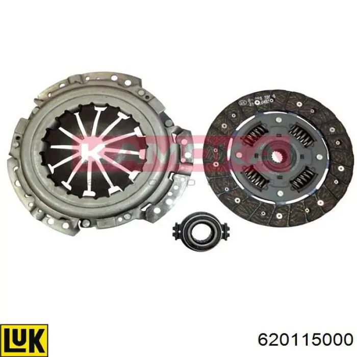 Kit de embraiagem (3 peças) 620115000 LUK