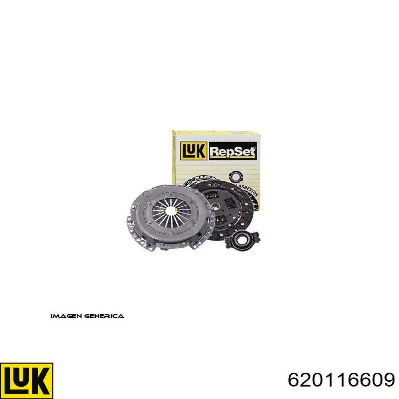 Kit de embraiagem (3 peças) LUK 620116609 preço, a partir de 98,33 USD