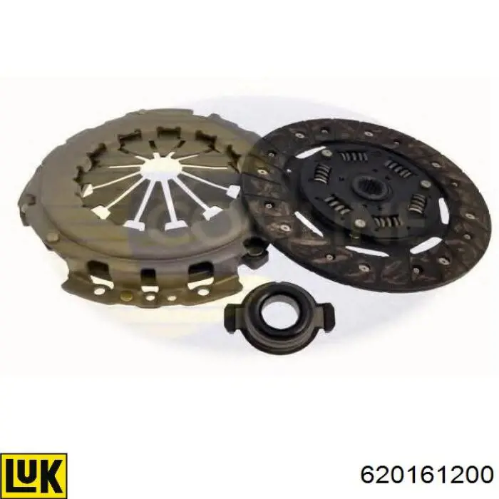 Kit de embraiagem (3 peças) 620161200 LUK
